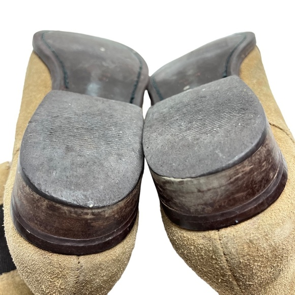 JEFFREY CAMPBELL Genuine Leather Suede Tan Brown Ankle Booties Boots Shoes 6.5 - Picture 16 of 16